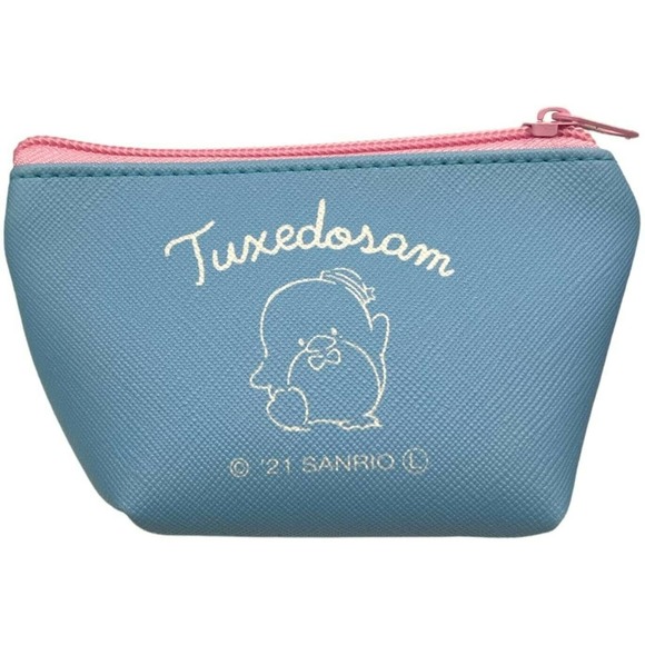 Sanrio Tuxedo Sam Makeup Bag Zipper Pouch Cosmetics Case Kawaii Cute - Picture 2 of 4